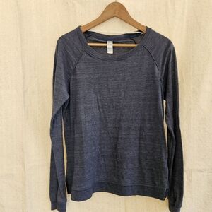 ALTERNATIVE EARTH Dark Gray Long Sleeve Raglan Medium